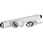 STOUT дымоход коаксиальный для прохода через стену (совместимый с Protherm Рысь,Ягуар) D 60/100 — фото 1