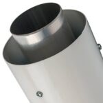 STOUT Элемент дымохода DN60/100 конечный участок 900 мм дымохода для горизонт.прохода через стену с оголовком из нерж. стали — фото 4
