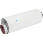 STOUT Элемент дымохода DN60/100 труба коаксиальная 250 мм п/м, уплотнения и хомут в комплекте — фото 2