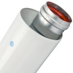 STOUT Элемент дымохода DN60/100 труба коаксиальная 500 мм п/м, уплотнения и хомут в комплекте — фото 4