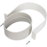 STOUT Элемент дымохода комплект для соединения труб внешний DN100, уплотнение EPDM и хомут в комплекте. — фото 1