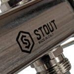 STOUT Коллектор из нержавеющей стали для радиаторной разводки 11 вых. — фото 4