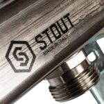 STOUT Коллектор из нержавеющей стали для радиаторной разводки 4 вых. — фото 3