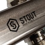 STOUT Коллектор из нержавеющей стали для радиаторной разводки 7 вых. — фото 4