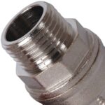 STOUT Кран шаровой стандартнопроходной, ВР/НР, ручка бабочка 1/2″ (красная ручка) — фото 4