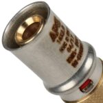 STOUT Муфта соединительная равнопроходная 16х16 для металлопластиковых труб прессовой — фото 3