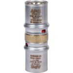 STOUT Муфта соединительная равнопроходная 20х20 для металлопластиковых труб прессовой — фото 1