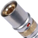 STOUT Муфта соединительная равнопроходная 20х20 для металлопластиковых труб прессовой — фото 3