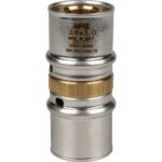 STOUT Муфта соединительная равнопроходная 26х26 для металлопластиковых труб прессовой — фото 2