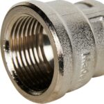 STOUT Муфта ВВ переходная никелированная 3/4X1/2 — фото 2