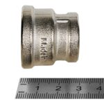 STOUT Муфта ВВ переходная никелированная 3/4X1/2 — фото 3