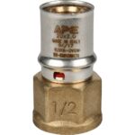 STOUT Переходник с внутренней резьбой 1/2 х20 для металлопластиковых труб прессовой — фото 3