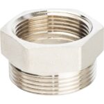 STOUT Разъемное соединение американка ВН никелированное, уплотнение под гайкой o-ring кольцо 1 1/4 — фото 3