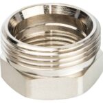 STOUT Разъемное соединение американка ВН никелированное, уплотнение под гайкой o-ring кольцо 1/2 — фото 4