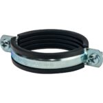 STOUT SAC-0020-Комплекты Хомут для труб, комплект: хомут+шпилька шуруп +дюбель пластиковый 2 1/2 (75-80) — фото 2