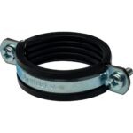 STOUT SAC-0020-Комплекты Хомут для труб, комплект: хомут+шпилька шуруп +дюбель пластиковый 2 (59-65) — фото 2