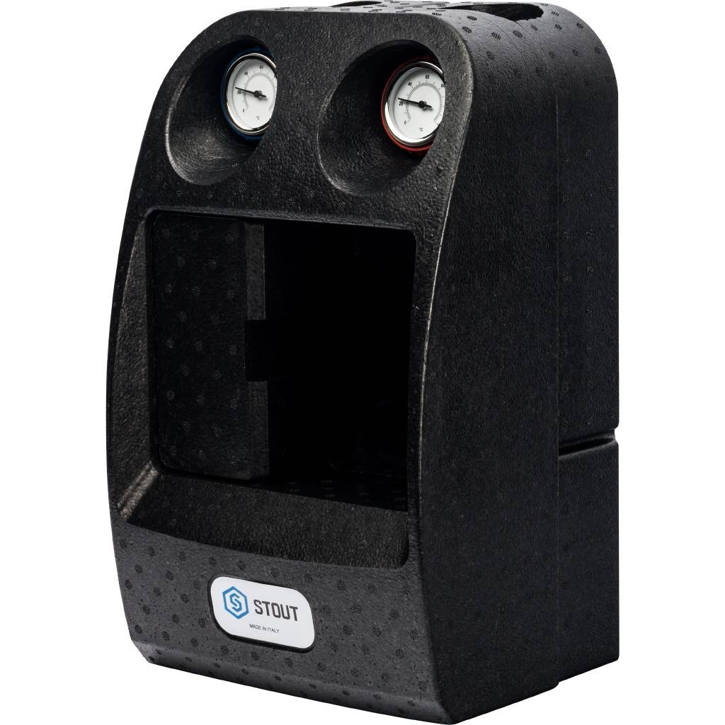 STOUT SDG-0001 Насосная группа с прямым контуром 1 1/4″ без насоса в теплоизоляции DN 32 — фото 3