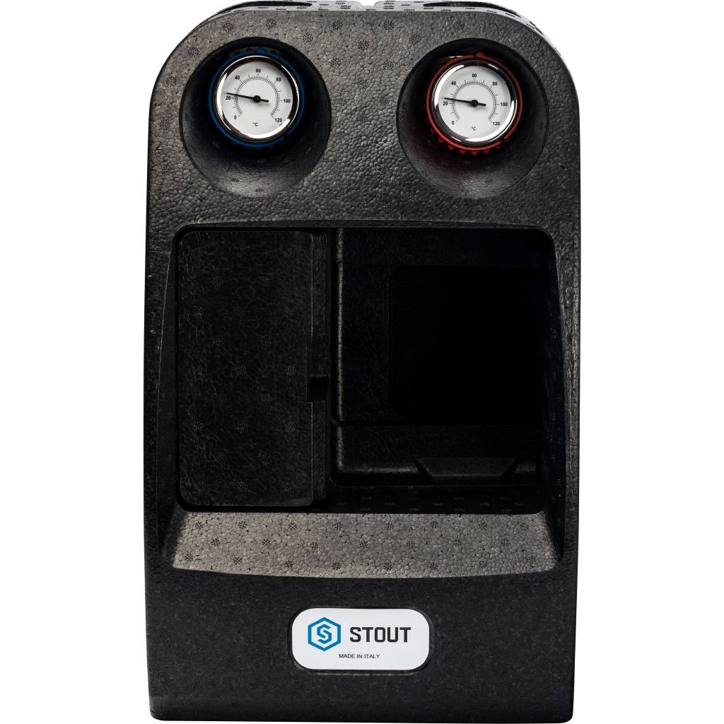 STOUT SDG-0001 Насосная группа с прямым контуром 1 1/4″ без насоса в теплоизоляции DN 32 — фото 4