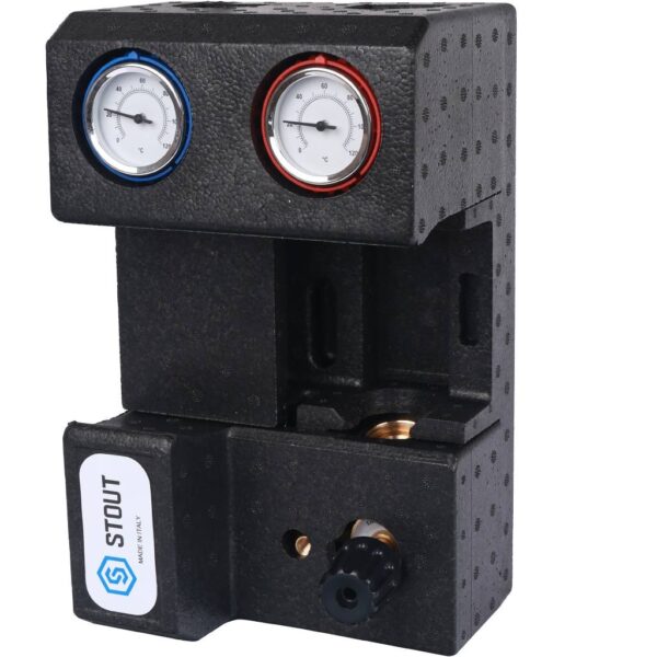 STOUT SDG-0007 Насосная группа с 3-х ходовым приводным смесителем 3/4″ без насоса