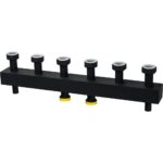 STOUT SDG-0016 Стальной распределительный коллектор 3 отопительных контура. В теплоизоляции DN 25 — фото 4