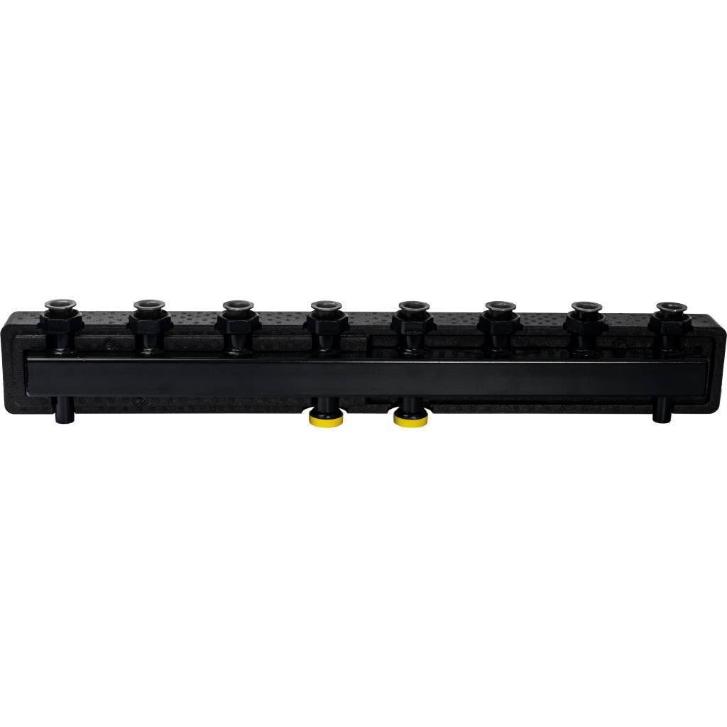 STOUT SDG-0016 Стальной распределительный коллектор 4 отопительных контура. В теплоизоляции DN 25 — фото 3
