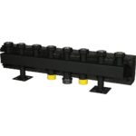 STOUT SDG-0016 Стальной распределительный коллектор 4 отопительных контура. В теплоизоляции DN 32 — фото 3