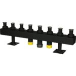 STOUT SDG-0016 Стальной распределительный коллектор 4 отопительных контура. В теплоизоляции DN 32 — фото 4