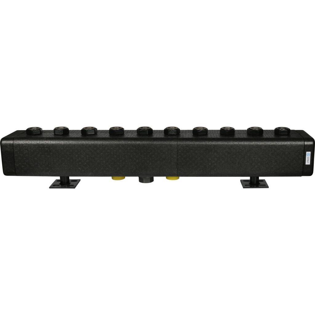 STOUT SDG-0016 Стальной распределительный коллектор 5 отопительных контуров. В теплоизоляции DN 32 — фото 2