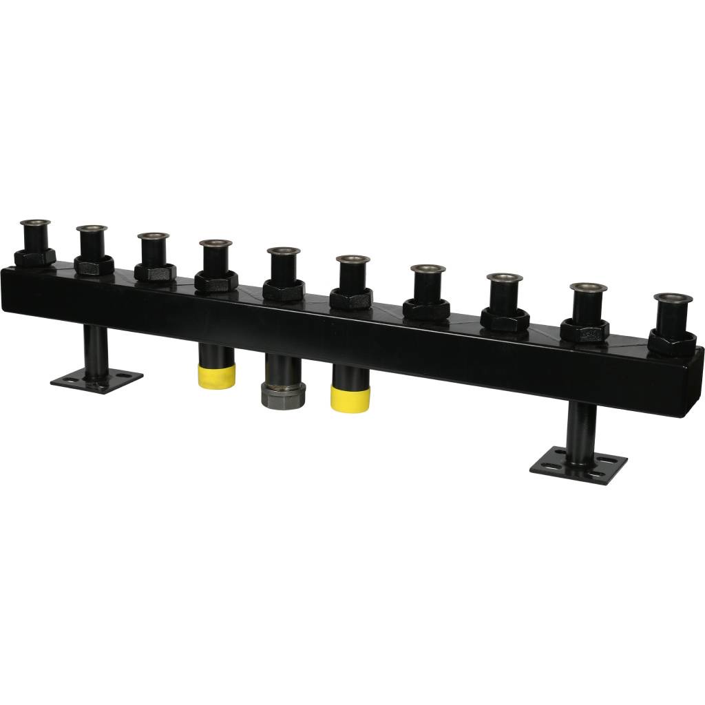 STOUT SDG-0016 Стальной распределительный коллектор 5 отопительных контуров. В теплоизоляции DN 32 — фото 4
