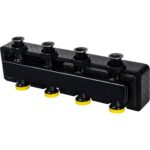 STOUT SDG-0017 Стальной распределительный коллектор 2(3) отопительных контура. В теплоизоляции DN 25 — фото 3