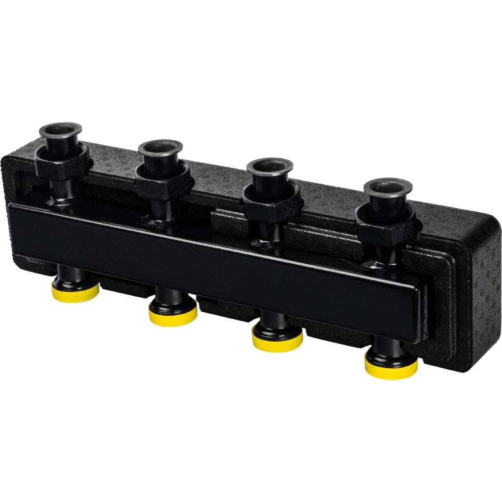 STOUT SDG-0017 Стальной распределительный коллектор 2(3) отопительных контура. В теплоизоляции DN 25 — фото 3