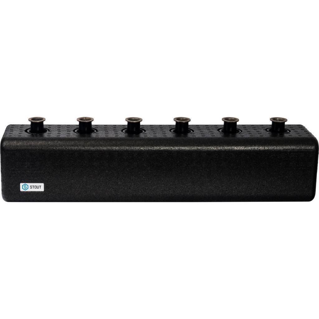 STOUT SDG-0018 Стальной распределительный коллектор 3 отопительных контура с гидравлическим разделителем DN 20 — фото 2