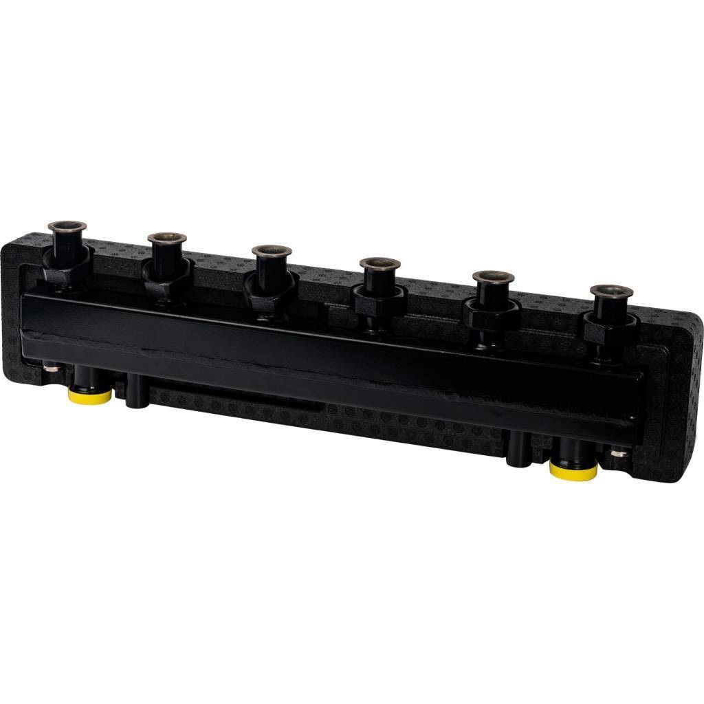 STOUT SDG-0018 Стальной распределительный коллектор 3 отопительных контура с гидравлическим разделителем DN 20 — фото 4