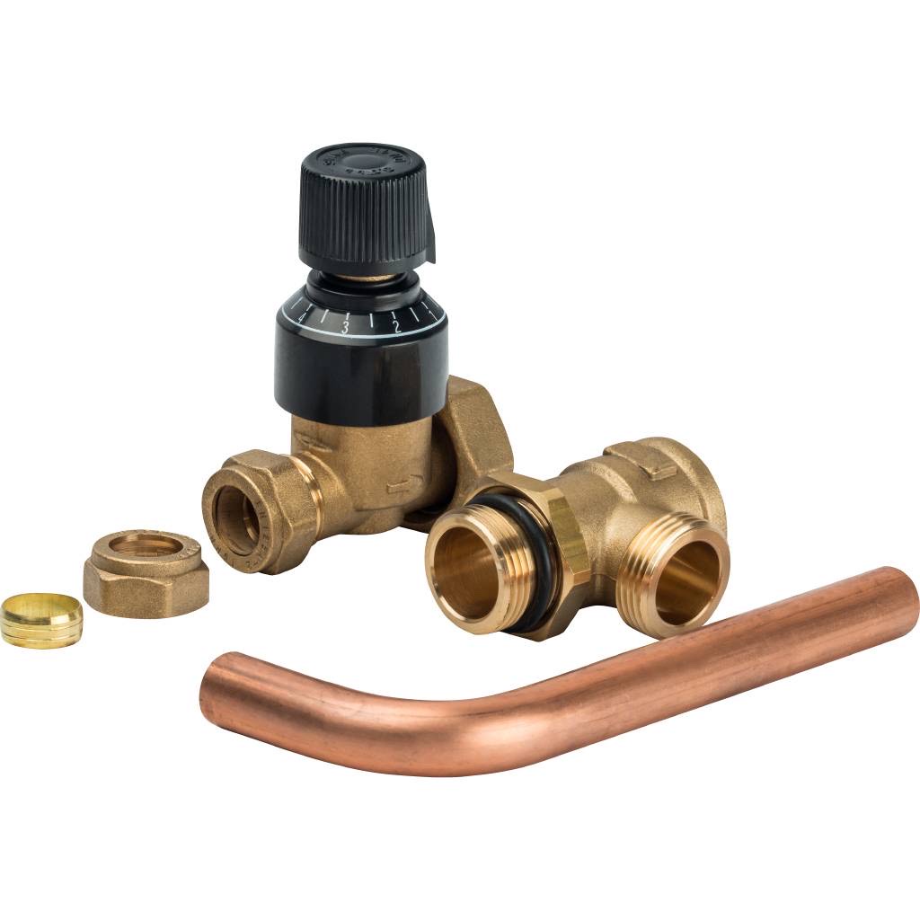 STOUT SDG-0019 Байпас для насосно-смесительного узла SDG-0120-001000, SDG-0120-001002, G 3/4” — Rp 3/4”