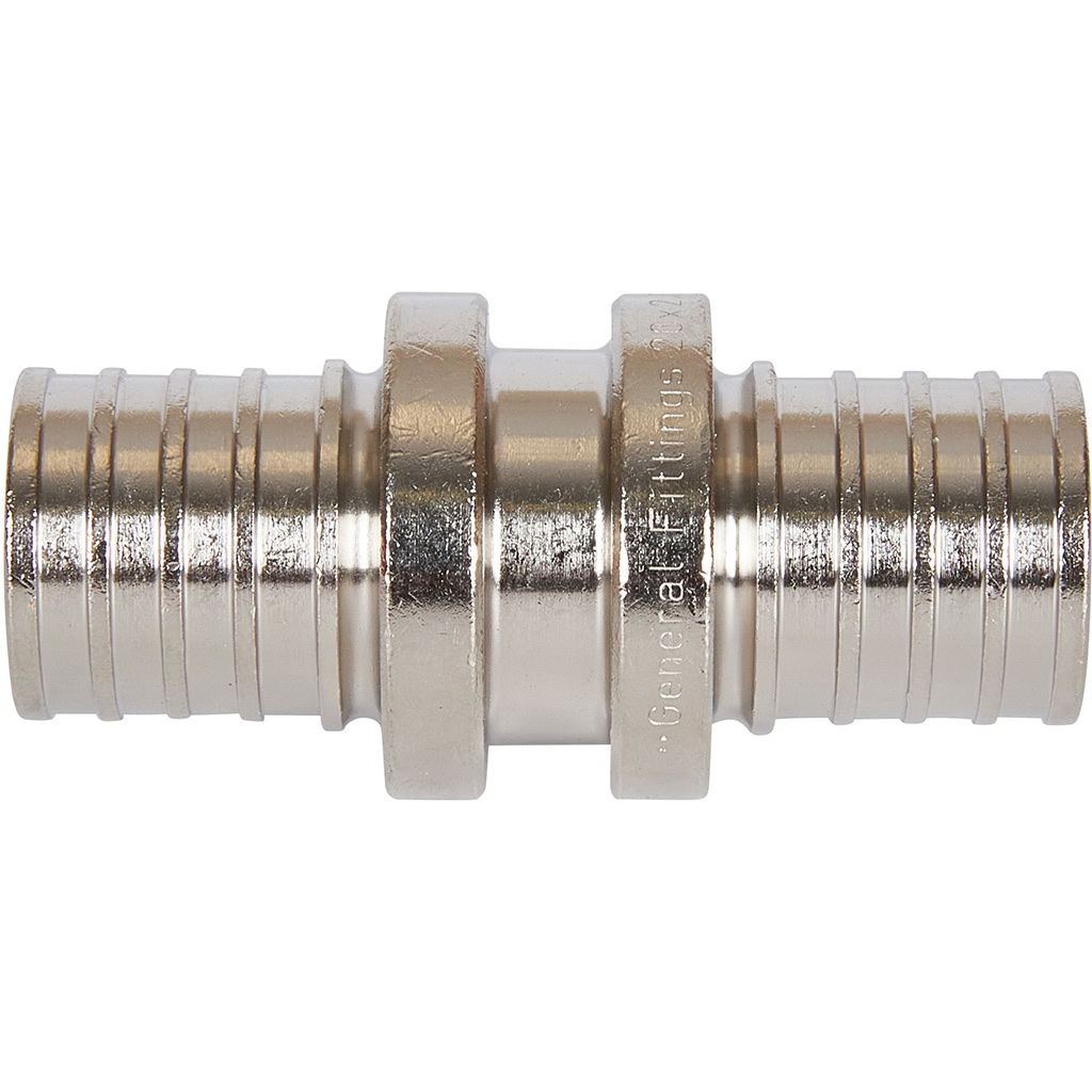 STOUT SFA-0003-002002 STOUT Муфта соединительная равнопроходная 20х2,0 никелированная для труб из сшитого полиэтилена аксиальный — фото 4