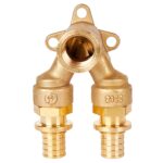 STOUT SFA-0039-001612 STOUT Проточный настенный угольник 16×1/2 для труб из сшитого полиэтилена — фото 2