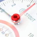 STOUT SIM-0006 Термоманометр радиальный в комплекте с автоматическим запорным клапаном. Корпус Dn 80 мм 1/2″, 0…120°C, 0-6 бар. — фото 4