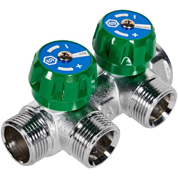 STOUT SMB-6850-343402 коллектор регулирующий 3/4 , 2 отвода 3/4 ЕК