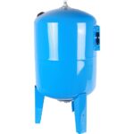 STOUT STW-0002 Расширительный бак, гидроаккумулятор 100 л. вертикальный (цвет синий) — фото 1