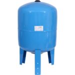 STOUT STW-0002 Расширительный бак, гидроаккумулятор 80 л. вертикальный (цвет синий) — фото 2