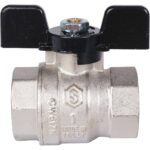 STOUT SVB Кран шаровой стандартнопроходной, ВР/ВР, ручка бабочка 1″ — фото 3