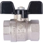STOUT SVB Кран шаровой стандартнопроходной, ВР/ВР, ручка бабочка 3/4″ — фото 3