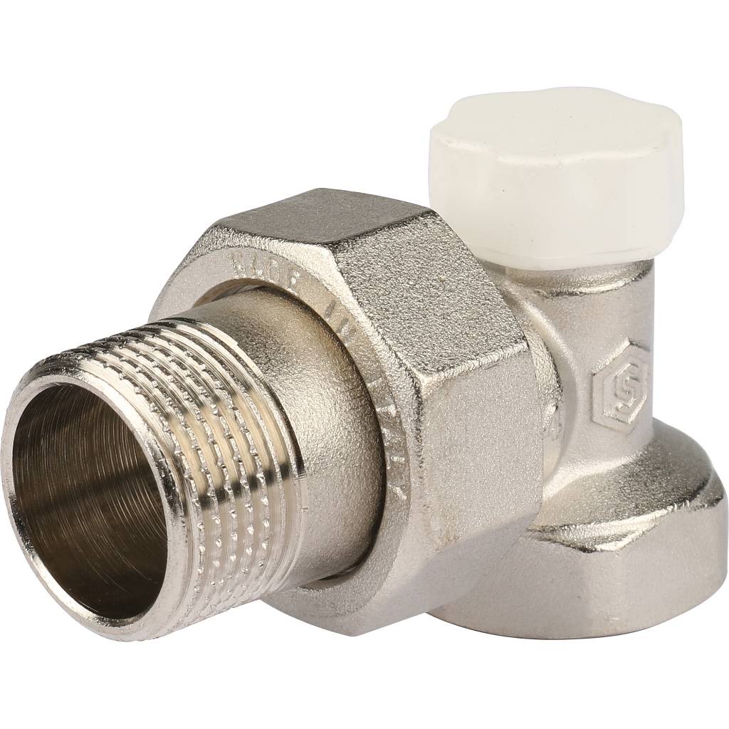 STOUT SVL Клапан запорно-балансировочный, угловой 3/4″