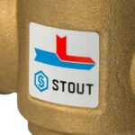 STOUT SVM-0030 Термостатический смесительный клапан G 1)4 1/4 НР 55°С — фото 4