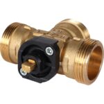 STOUT SVM-0170-300132 STOUT Компактный 3-Ходовой зональный клапан, сервопривод 230V, с кабелем 1м,, НР 1 1/4 — фото 4