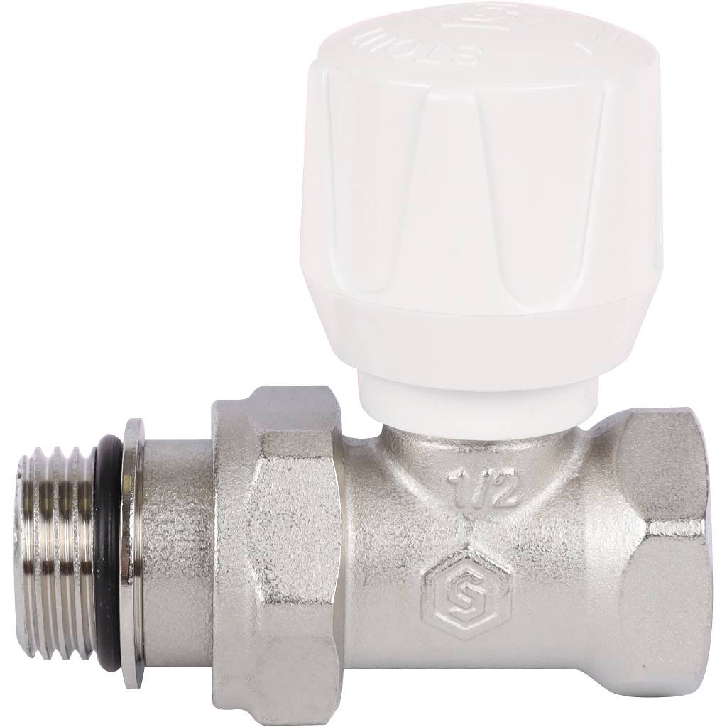 STOUT SVR Клапан ручной терморегулирующий прямой 1/2″ (с дополнительным уплотнением) — фото 2