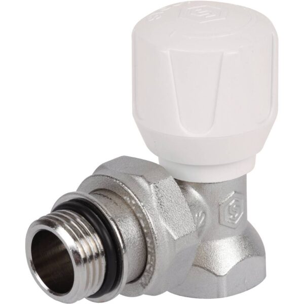 STOUT SVR Клапан ручной терморегулирующий угловой 1/2″ (с дополнительным уплотнением)