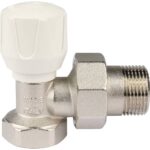 STOUT SVR Клапан ручной терморегулирующий, угловой 3/4″ — фото 3