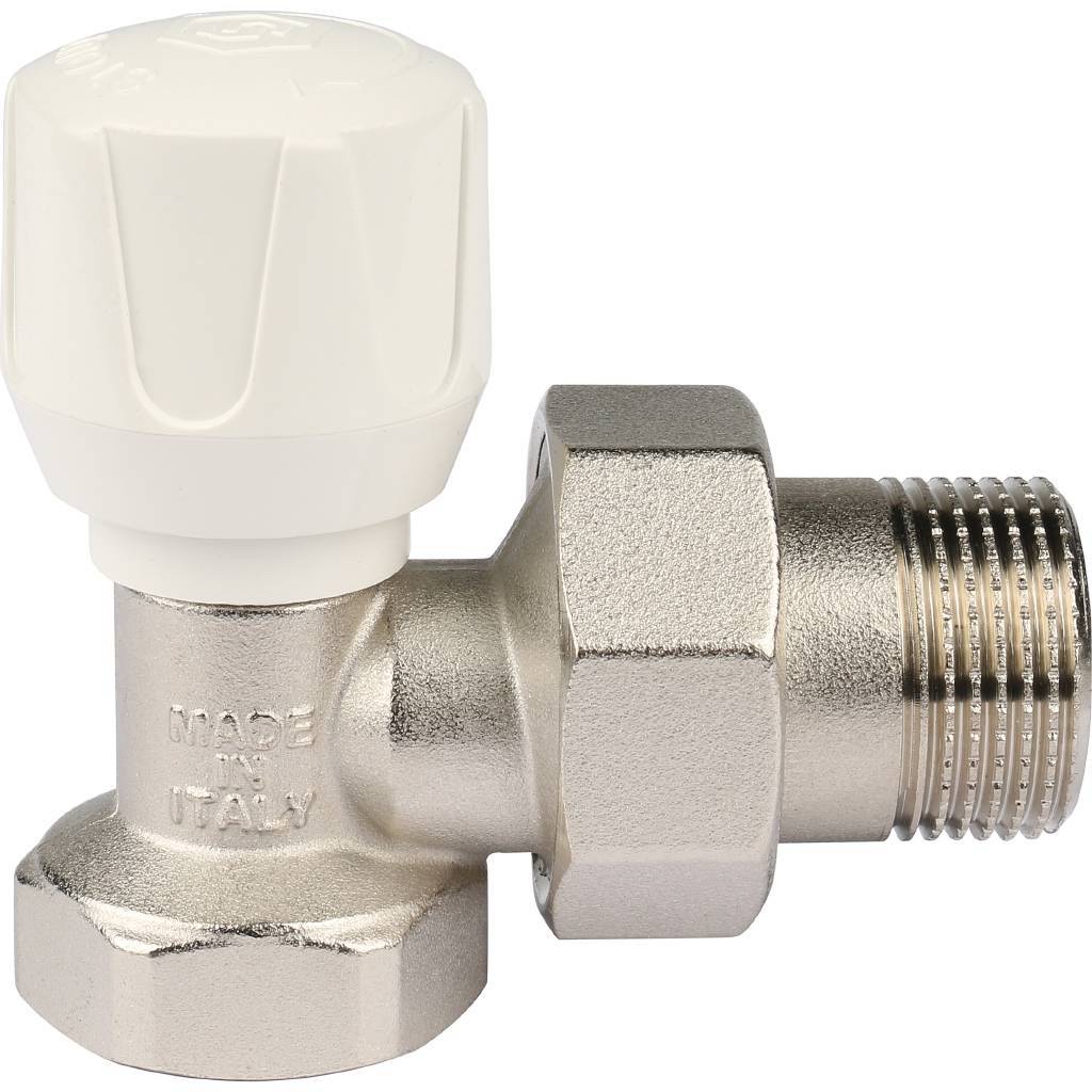 STOUT SVR Клапан ручной терморегулирующий, угловой 3/4″ — фото 3