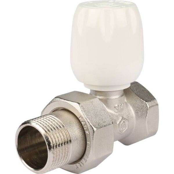 STOUT SVRs Клапан ручной терморегулирующий с неподъемным шпинделем, прямой 3/4″